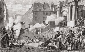 Oppstanden på dagen 13. Vendemiaire, år IV, 5. oktober 1795, fra 