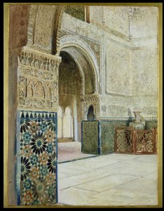 Interiøret i Alhambra, Granada (wc)