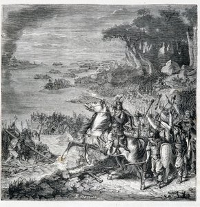 Invasjon av barbarene - i "" Popular History of France"" av French School