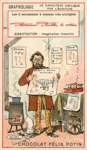 Oppfinnsom fantasi (chromolitho) av French School