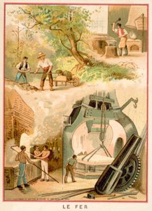 Jern (chromolitho) av French School