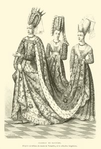 Isabeau de Baviere (gravering) av French School