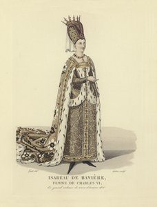 Isabeau av Bayern, kone til kong Charles VI av Frankrike