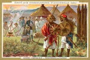 Italienske krigsfanger, første italiensk-etiopiske krig av French School