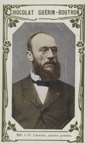 J-P Laurens, maler (farget bilde) av French School