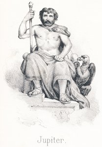 J Jupiter: Son of Saturn and The Brotherhood of Titan Child, han ble matet av geiten Amalthea av French School