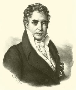 Jacques-Louis David, portrett (gravering) av French School