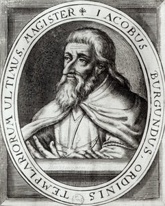 Jacques de Molay (ca. 1243-1314) Tempelriddernes mester av French School