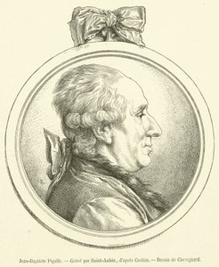 Jean-Baptiste Pigalle (gravering) av French School