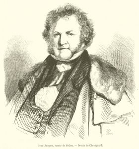 Jean-Jacques, greve av Sellon (gravering) av French School