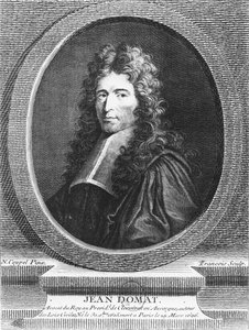 Jean Domat (gravering) av French School