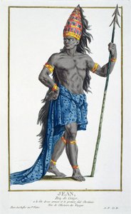 Jean, konge av Kongo, gravert av Pierre Duflos (1742-1816), 1780 (kobberstikk) av French School