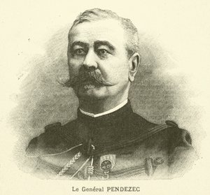 Jean Pendezec , fransk general (gravering) av French School