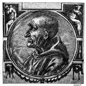 Jerome Savonarola (gravering) av French School