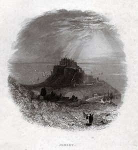 Jersey Island. (gravering, ca. 1850) av French School