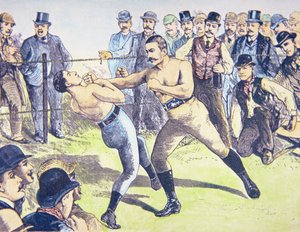 John L. Sullivan v. Charlie Mitchell 10. mars av French School