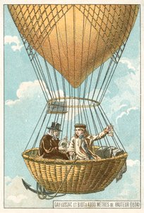 Joseph Louis Gay-Lussac og Jean-Baptiste Biot i en ballong i en høyde av 4000 meter av French School