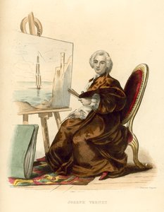 Joseph Vernet (farget gravering) av French School