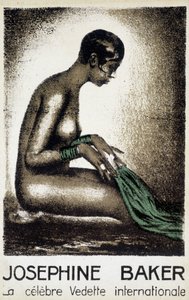 Joséphine Baker: den berømte internasjonale stjernen. sd. av French School