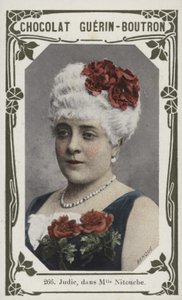 Judic, i Madame Nitouche (farget bilde) av French School
