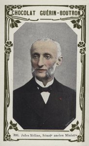 Jules Meline, senator tidligere minister (farget bilde) av French School