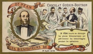 Jules Pean , fransk kirurg (chromolitho) av French School
