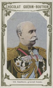 Kaulbars, general Russe (farget bilde) av French School