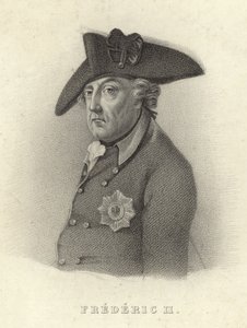 Kong Fredrik II av Preussen av French School