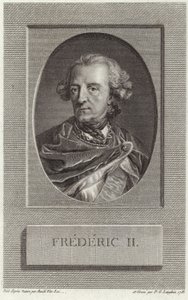 Kong Fredrik II av Preussen av French School