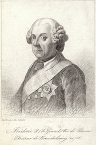 Kong Fredrik II av Preussen av French School