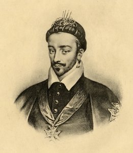 Kong Henrik III (1551-89) av Frankrike av French School