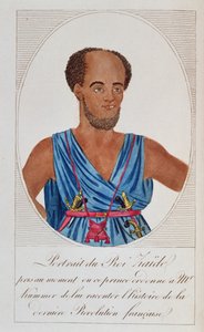 Kong Zaide, Senegal, frontispice av Naufrage de la frégate la Méduse, av A. Correard og J.B.H. Savigny, 1818 av French School
