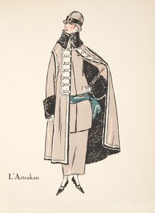 L#39;Astrakan, fra en samling motetallerkener av French School