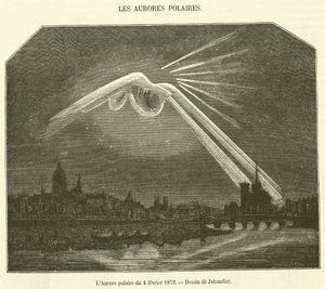 The Aurora av 4. februar 1872 (gravering) av French School