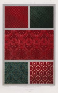 The Ornament of Stoffer: XVIth Century, XVIe Siecle, XVItes Jahrhundert (farge litho) av French School