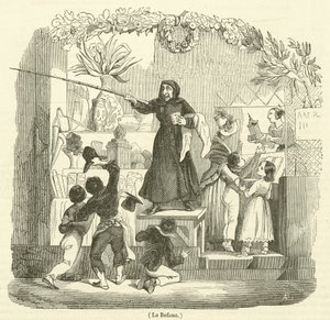 La Befana (gravering) av French School