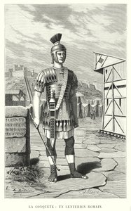 La Conquete, Un Centurion Romain (gravering) av French School