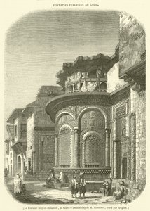 Der Seby-el-Bedawieh-Brunnen in Kairo (Gravur) von French School