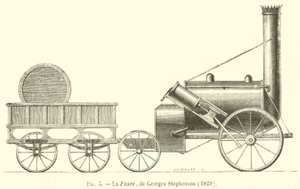 The Rocket, av Georges Stephenson av French School