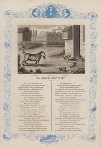 The League of Rats (farge litho) av French School