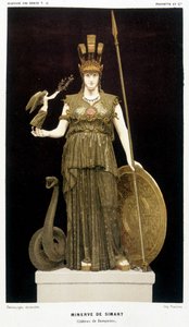 La Minerve de Simart - i ""Grekernes historie"" Victor Duruy 1887. av French School