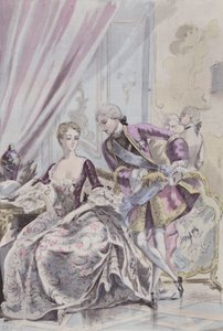 Pompadouren av French School