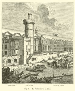 Porte-Neuve i 1650 av French School