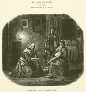 The Witch of the Vosges (gravering) av French School
