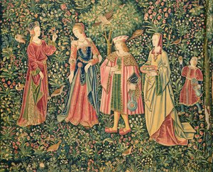 The Lordly Life: The Promenade, Loire Workshop, ca.1500 av French School