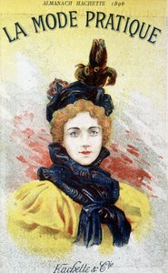 Praktisk mote i ""almanakkøks""" 1896. av French School
