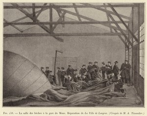 Presenningsrommet på Le Mans stasjon, Reparasjon av byen Langres av French School