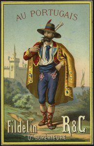 Etikett for portugisisk tråd av French School
