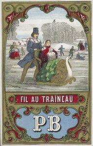 Etikett for sledetråd av French School