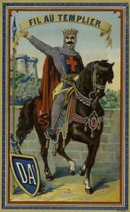 Etikett for Templar-tråd av French School
